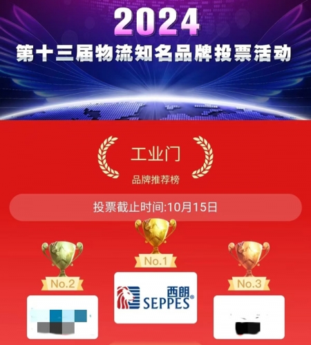 德彩网成为第十三届物流知名品牌排行榜NO.1